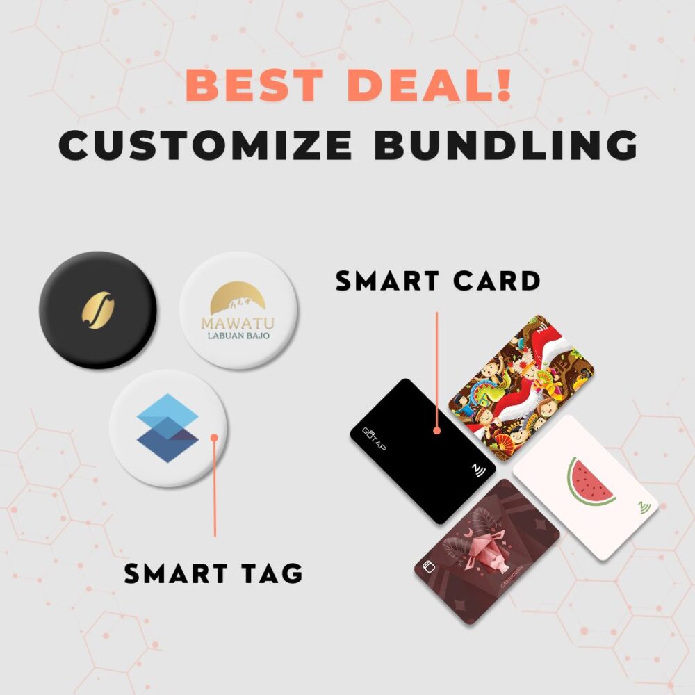 Customize bundling package smart tag nfc and smart card nfc by gotap thumbnail