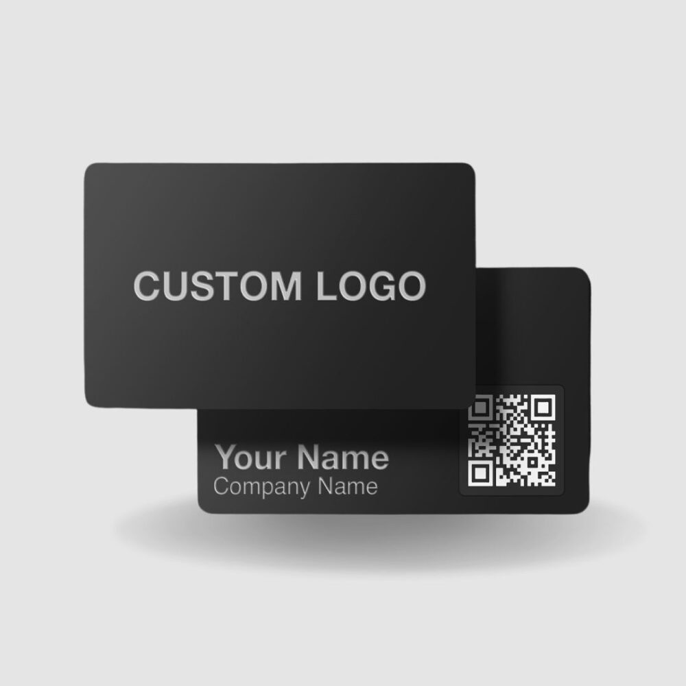 metal nfc card black - metal nfc smart card black - metal nfc digital card black - metal nfc smart business card black