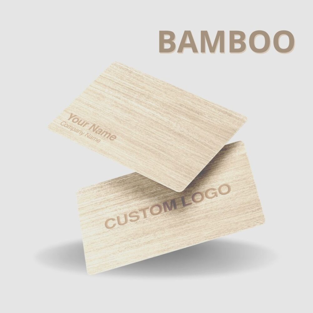 bamboo nfc card - bamboo smart card - bamboo nfc business card